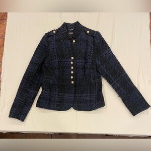 Size 14\large Victoria Secret, boucle black/navy/gold lady jacket